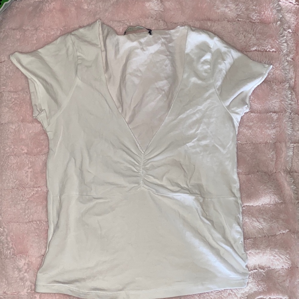 White Brandy Melville crop top